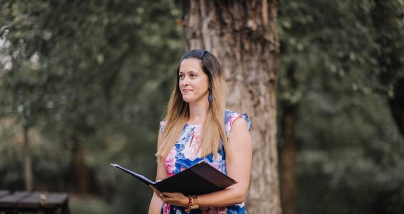 Margarete Goodenough at a ceremony