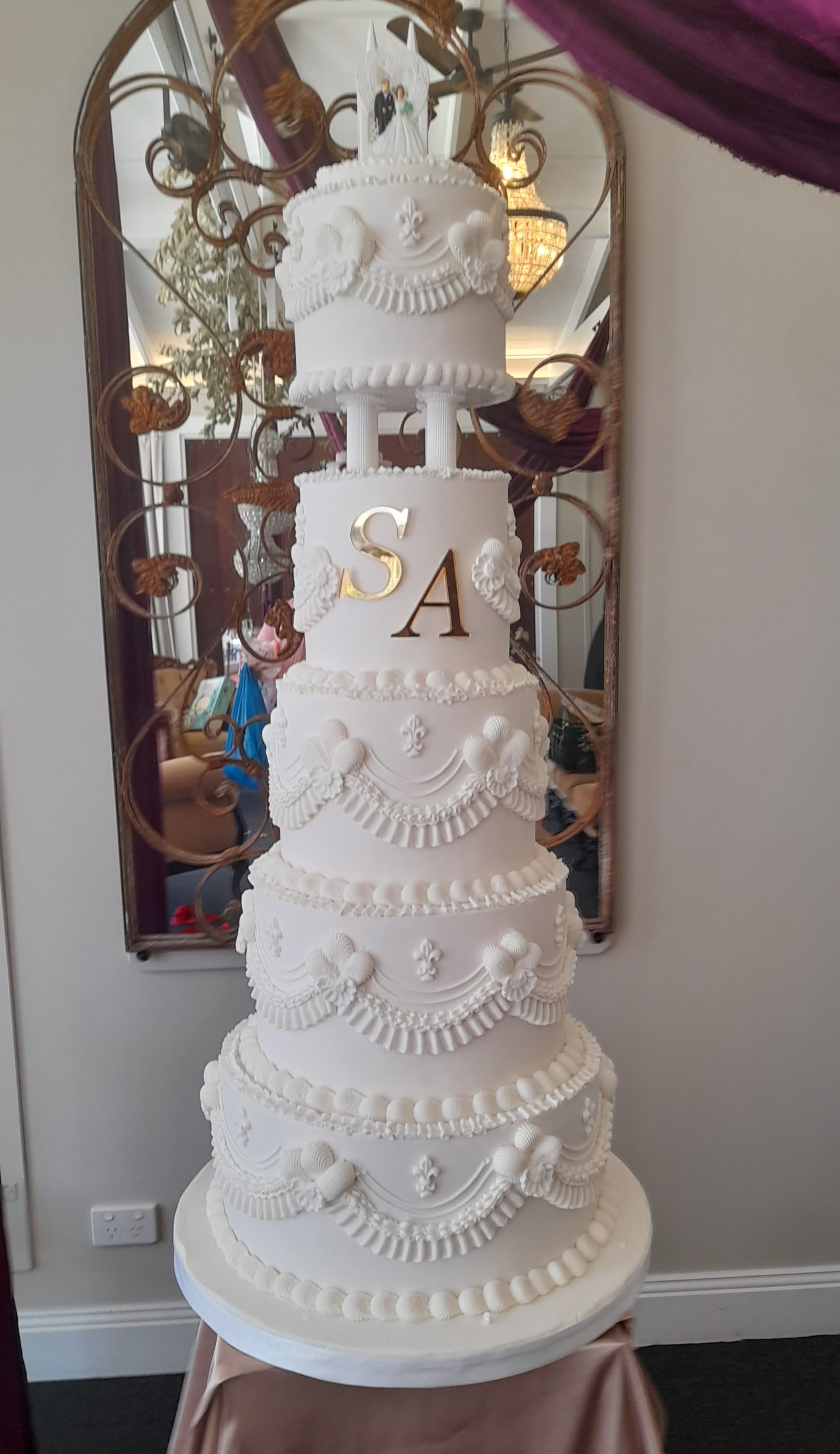 Odette's Cakes and Cookies wedding cake 13