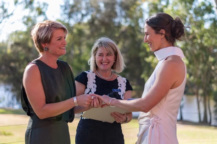 Penny Reynolds at a ceremony