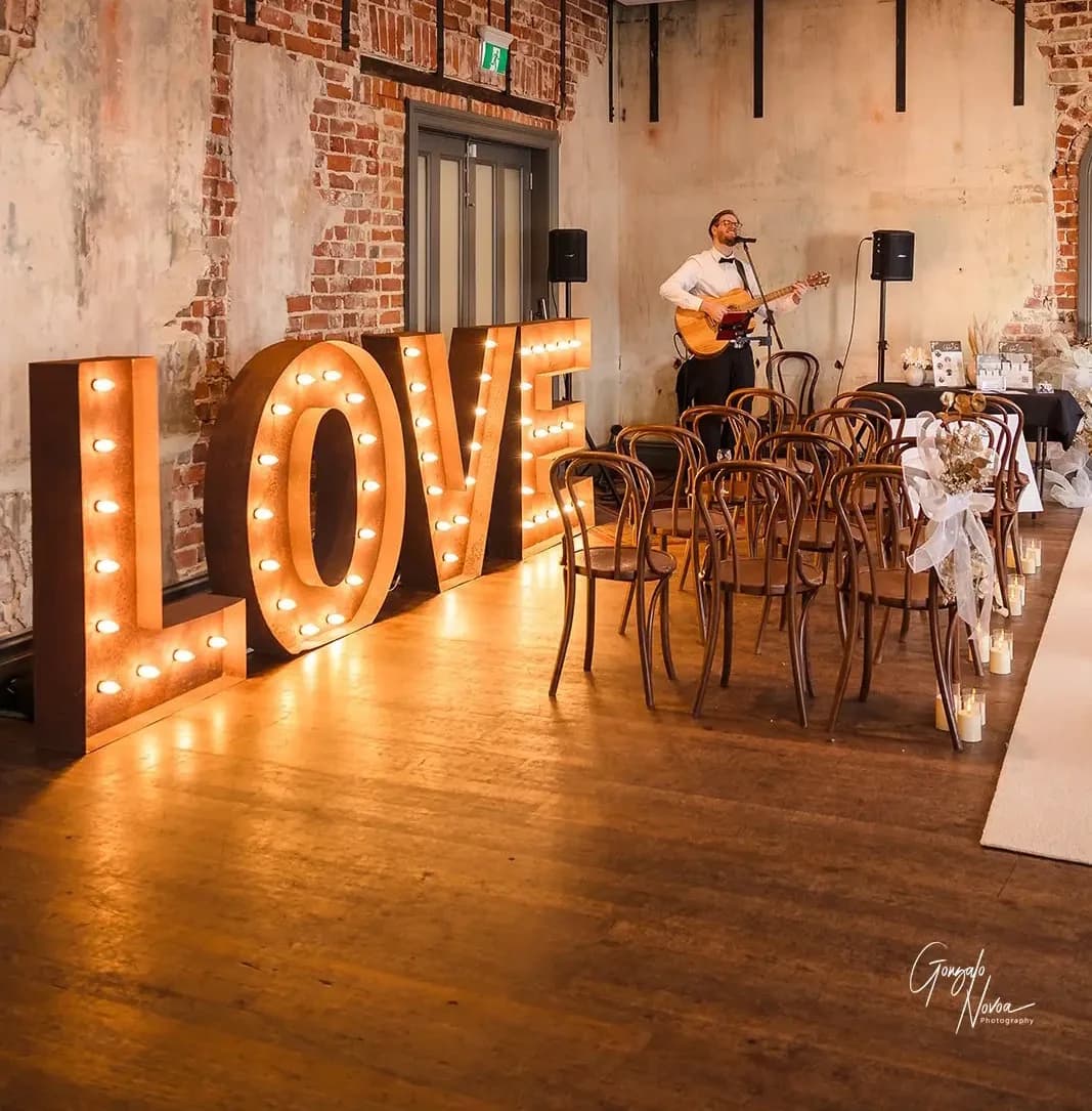 Tyler Ian live performance at wedding
