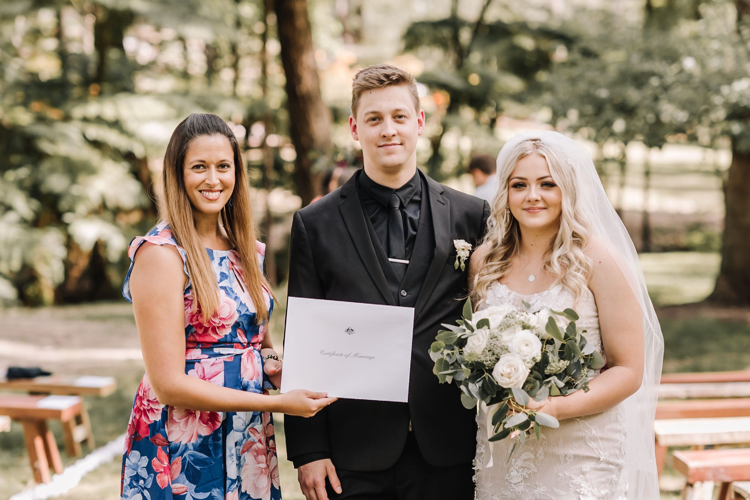 Margarete with a couple