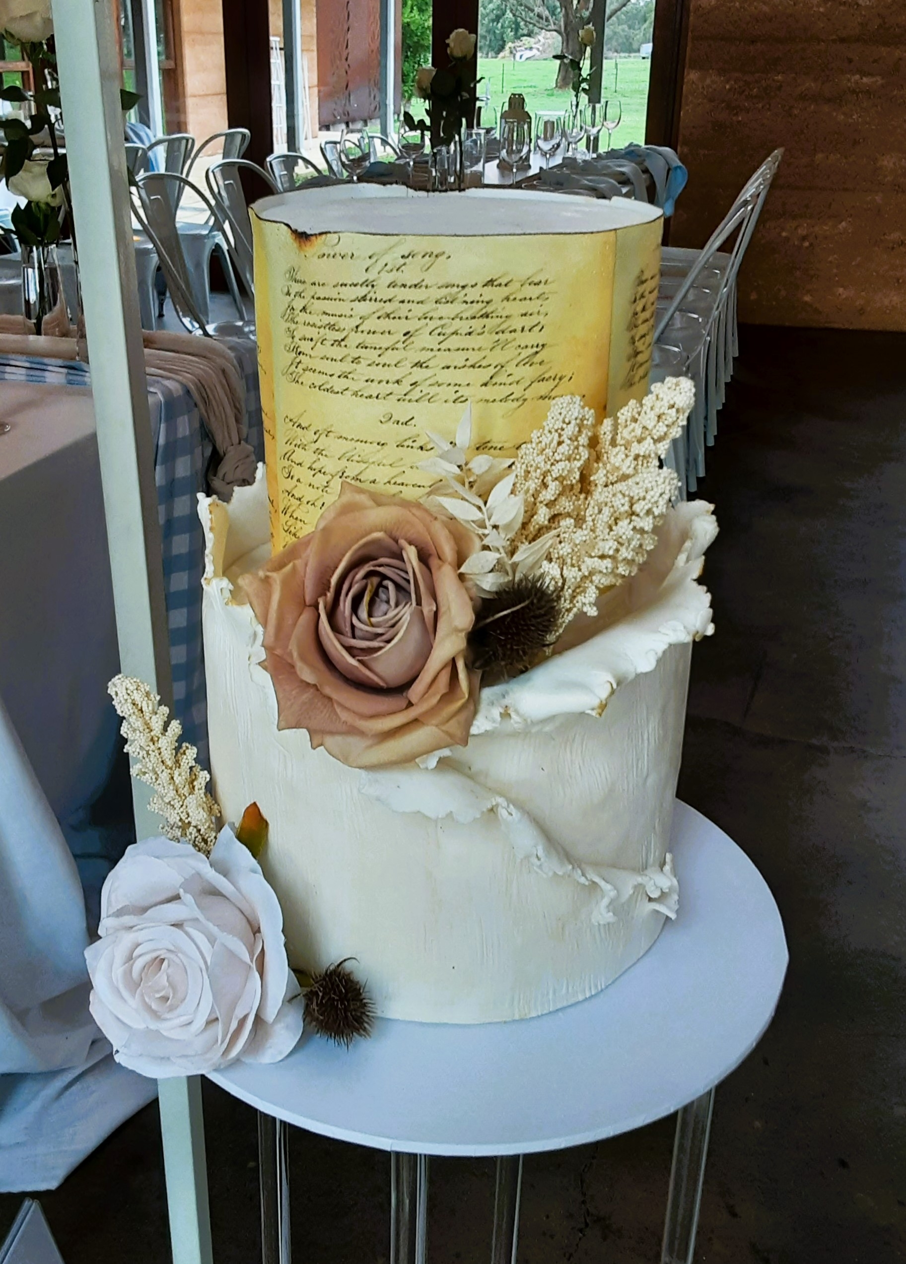 Odette's Cakes and Cookies wedding cake 12