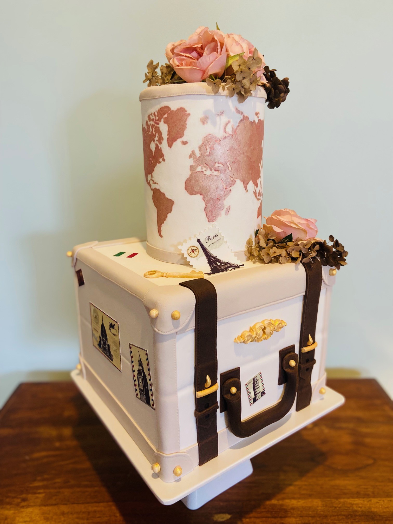 Simply Meant to Be artistic cake design