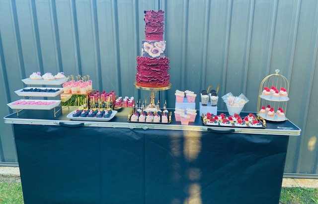 Simply Meant to Be wedding cake 3