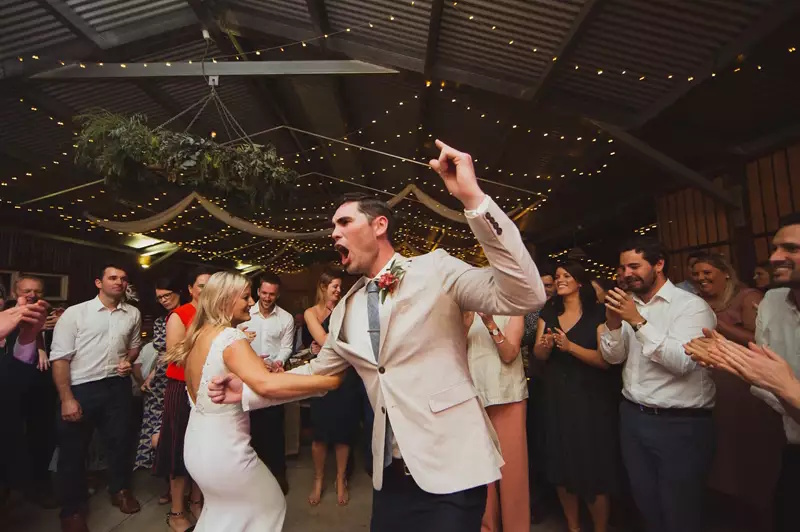 Summer Club Band performing at a wedding