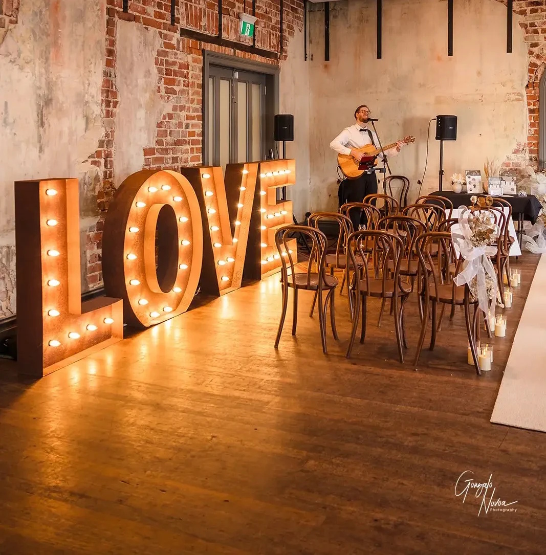 Tyler Ian live performance at wedding